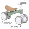 Bicicleta de Equilibrio sem Pedal Infantil 4 Rodas Buba Verde - 3