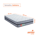 Ver imagem 2 de Colchão Aster Ultra Pedic 3 Solteiro Dupla Face 88x188x26