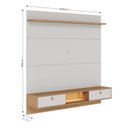 Ver imagem 3 de Painel para TV até 60 Polegadas com LED 160CMX164CM Bali