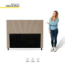 Ver imagem 4 de Cabeceira Cama Box Casal Queen Size Dallas 160cm Suede Bege - Desk Design