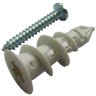Bucha Parafuso De Auto Atar Em Nylon P/ Drywall 40 Peças - 1