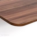 Ver imagem 2 de Mesa Dobrável Retrátil de Parede 80x41 cm Castanho Suporte em Aço com Gatilho