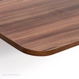 Mesa Dobrável Retrátil de Parede 80x41 cm Castanho Suporte em Aço com Gatilho - 2