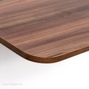 Ver imagem 4 de Mesa Dobrável Retrátil de Parede 80x41 cm Castanho Suporte em Aço com Gatilho
