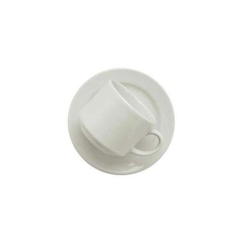 Xícara de Chá Oxford Branco com Pires 180ml Ae04-5002