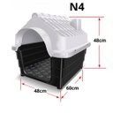 Ver imagem 1 de Casinha de Cachorro Cães Dog Número 4 Raças Médias Plástica Desmontável Rinopet N4