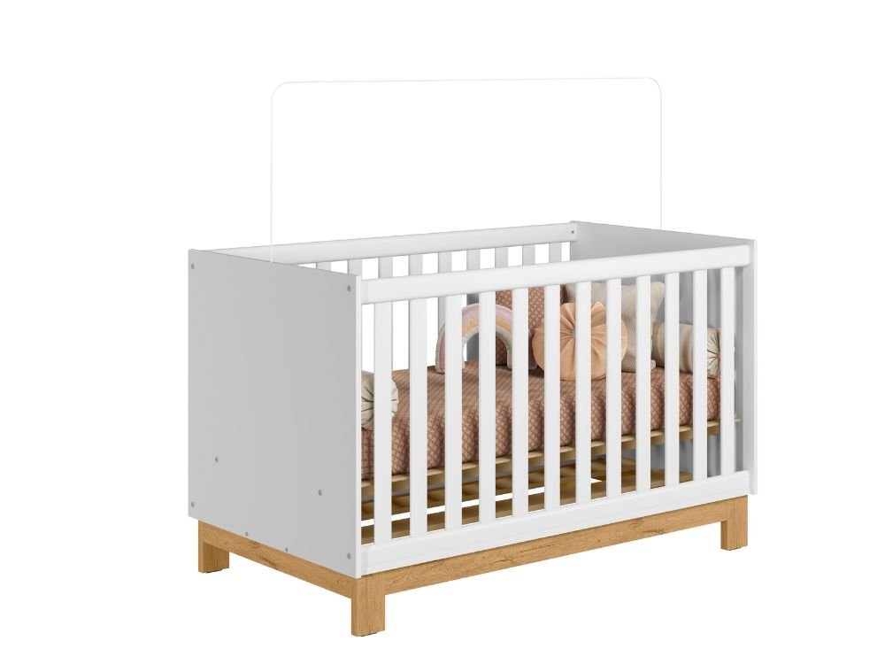 Berco Americano Mini Cama Branco Q Encanto Slim