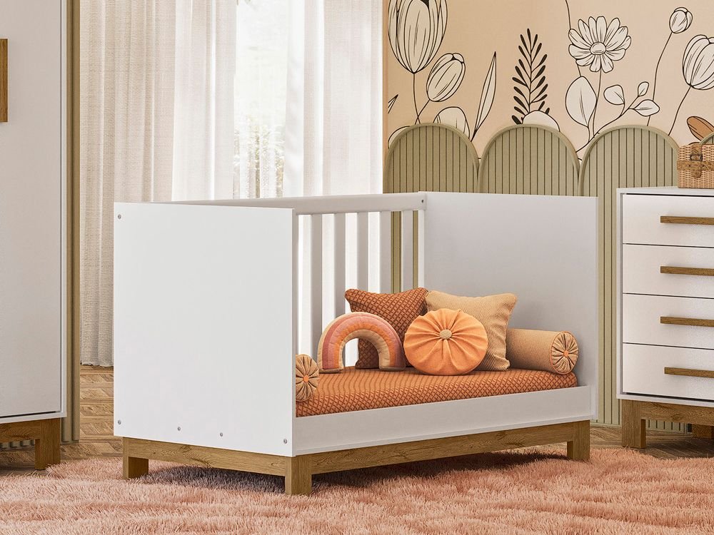 Berco Americano Mini Cama Branco Q Encanto Slim - 4