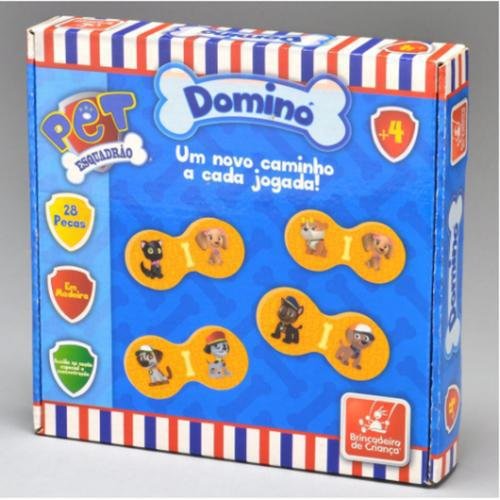 Kit Com 2 Jogos De Mesa Infantil Tabuleiro Dominó Animais - Pais e