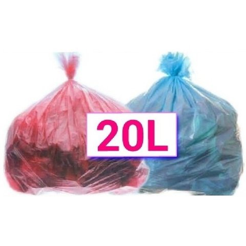 Saco de Lixo 20l Cor:rosa