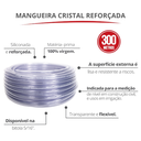 Ver imagem 2 de Mangueira Siliconada Cristal Reforçada Bitola 5/16'' Espessura 1,3mm Rolo 300 Metros Durín
