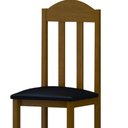 Ver imagem 2 de Kit com 2 Cadeiras de Jantar Madeira Maciça Safira Imbuia com Estofado Corano Preto