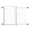 Portão Pet Grade Proteção 80cm Branco Criança Bebê Cachorro Cão com Extensor 40cm Itagold - 1