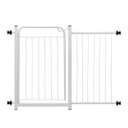 Ver imagem 1 de Portão Pet Grade Proteção 80cm Branco Criança Bebê Cachorro Cão com Extensor 40cm Itagold