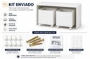 Ver imagem 7 de Mesa 2 Baú Organizador Brinquedos Quarto Criança Branco
