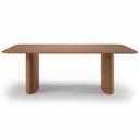 Ver imagem 2 de Mesa de Jantar 8 Lugares Retangular Orgânico 240cm Duetto B05 Canela Tauari - Lyam Decor