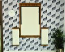 Ver imagem 7 de Conjunto Mesa Dobrável de Parede 5 Lugares (1,40 Metros) + Bancos Branco / Noronha