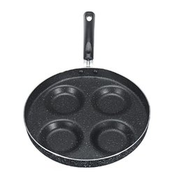 Frigideira Antiaderente Pedra Maifan 25cm Alumínio Fumê - 3