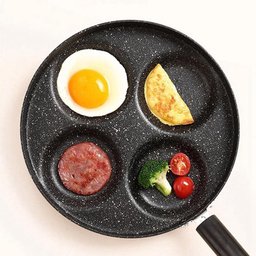 Frigideira Antiaderente Pedra Maifan 25cm Alumínio Fumê - 6