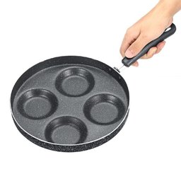 Frigideira Antiaderente Pedra Maifan 25cm Alumínio Fumê - 4