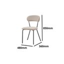 Ver imagem 4 de Conjunto Sala de Jantar com 6 Cadeiras Betina Preto/Black/Bege