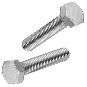 Parafuso Sextavado M8 X 25 Din 933 Inox 304 - 50un