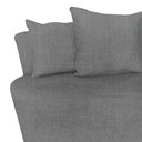 Ver imagem 7 de Kit Namoradeira + 2 Poltronas Yara Orgânica Linho Cinza