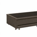 Ver imagem 5 de Base Cama Box Solteiro Baú e Cama Auxiliar 0,96 Helena Vilajo: Suede Marrom