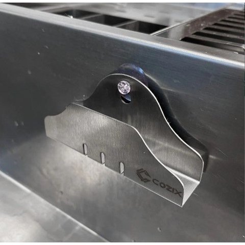Porta Esponja com Ventosa Cozix em Aço Inox 304 Escovado