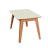 Mesa de Jantar Extensível 6 Lugares Lisboa Off White/freijó - Dalla Costa - 3