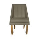 Ver imagem 2 de Kit 04 Cadeiras Para Sala De Jantar Ana Pés Palito Suede Marrom Rato - D'Classe Decor