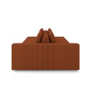 Ver imagem 6 de Sofá Ilha com Encosto e Almofadas Móveis Olimpo 245cm Modulado Linho Terracota G45 - Gran Belo