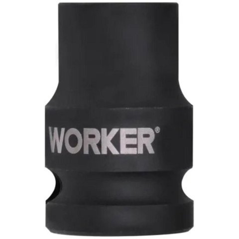 Soquete Sextavado de Impacto 18mm Encaixe 1-2 Polegada Worker