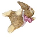 Ver imagem 3 de Coelho Fêmea de Páscoa Deitada Decoração Enfeite Coelhinho 24cm