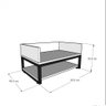 Cama Cachorro Caes Pequenos Casa Pet Caminha Casinha Mdf Preto Preta - 2