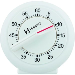 Timer Cronômetro Temporizador com Alarme Forte de Corda 3203 Branco