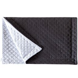 Porta Travesseiro Preto Branco Avulso Dupla Face com Zíper - 3