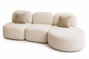 Ver imagem 6 de Sofá Orgânico Modular Nuvia 275cm Bouclé Bege