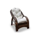 Ver imagem 2 de Conjunto de Poltronas Fibra Sintética Cappuccino Pequim - 4 Poltronas + 1 Mesa Centro - Tecido Duna 