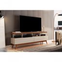 Ver imagem 2 de Rack para Tv Hamal 1.6 Off White Freijó
