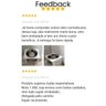 Comedouro Elevado Pet Gato Mdf Simple - Inox - 6