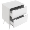 Ver imagem 2 de Gabinete para Banheiro 60 Cm 2 Gavetas Robin Branco