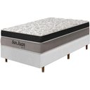 Ver imagem 1 de Cama Box Branca + Colchão Solteiro King San Juan Molas Ensacadas Pillow Paparazzi 96x203x72cm