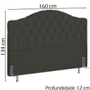 Ver imagem 4 de Cabeceira Queen 160 cm Room Linho SL 74 Peer