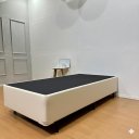 Ver imagem 4 de Cama Box Solteiro Base 188x88:corino Bege/solteiro