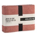 Ver imagem 2 de Jogo Toalhas Banho Altenburg 5p Favo Goiaba Rosa
