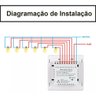 Interruptor Inteligente 6 Botões 4x4 Wifi Touch - Branco - 5