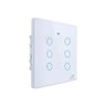 Interruptor Inteligente 6 Botões 4x4 Wifi Touch - Branco - 2