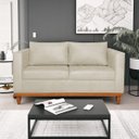Ver imagem 1 de Sofa 3 Lugares Europa 180cm Estilo Conforto e Elegancia Bouclé - Adj Decor