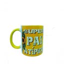 Ver imagem 2 de Caneca Exclusiva Super Pai Atipico com Chaveiro Especial